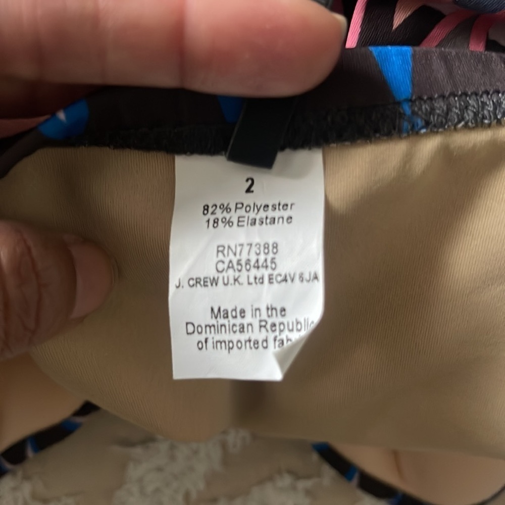 Jcrew geometry one piece swimsuit - Picture 8 of 8